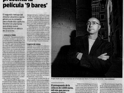 ANGEL PUADO PRESENTA 9 BARES